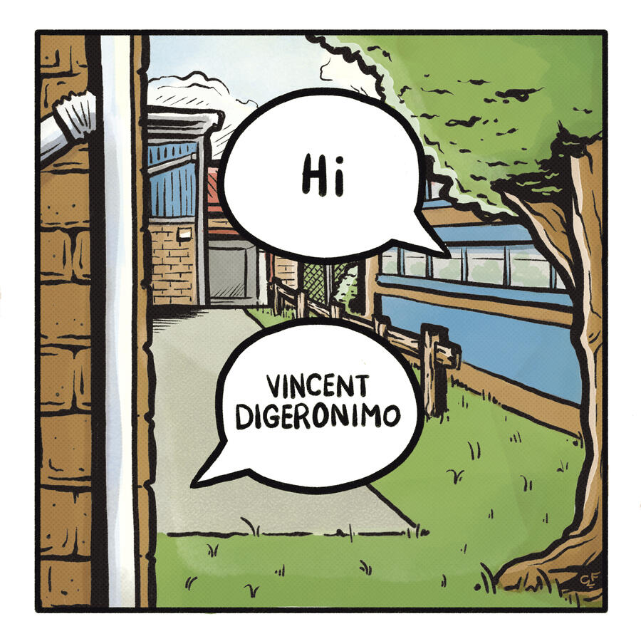 Single Cover, &quot;Hi&quot; by Vincent DiGeronimo